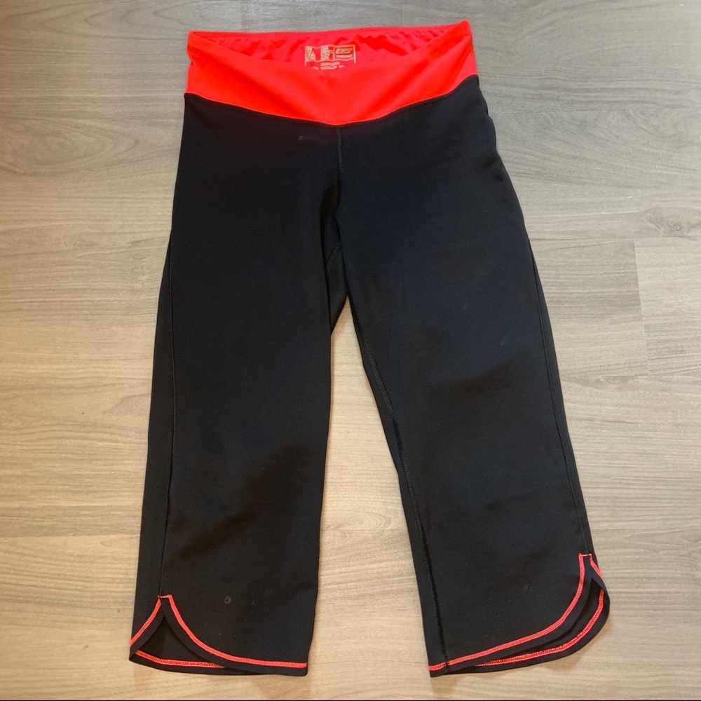 New balance size S yoga pants- black & Red
